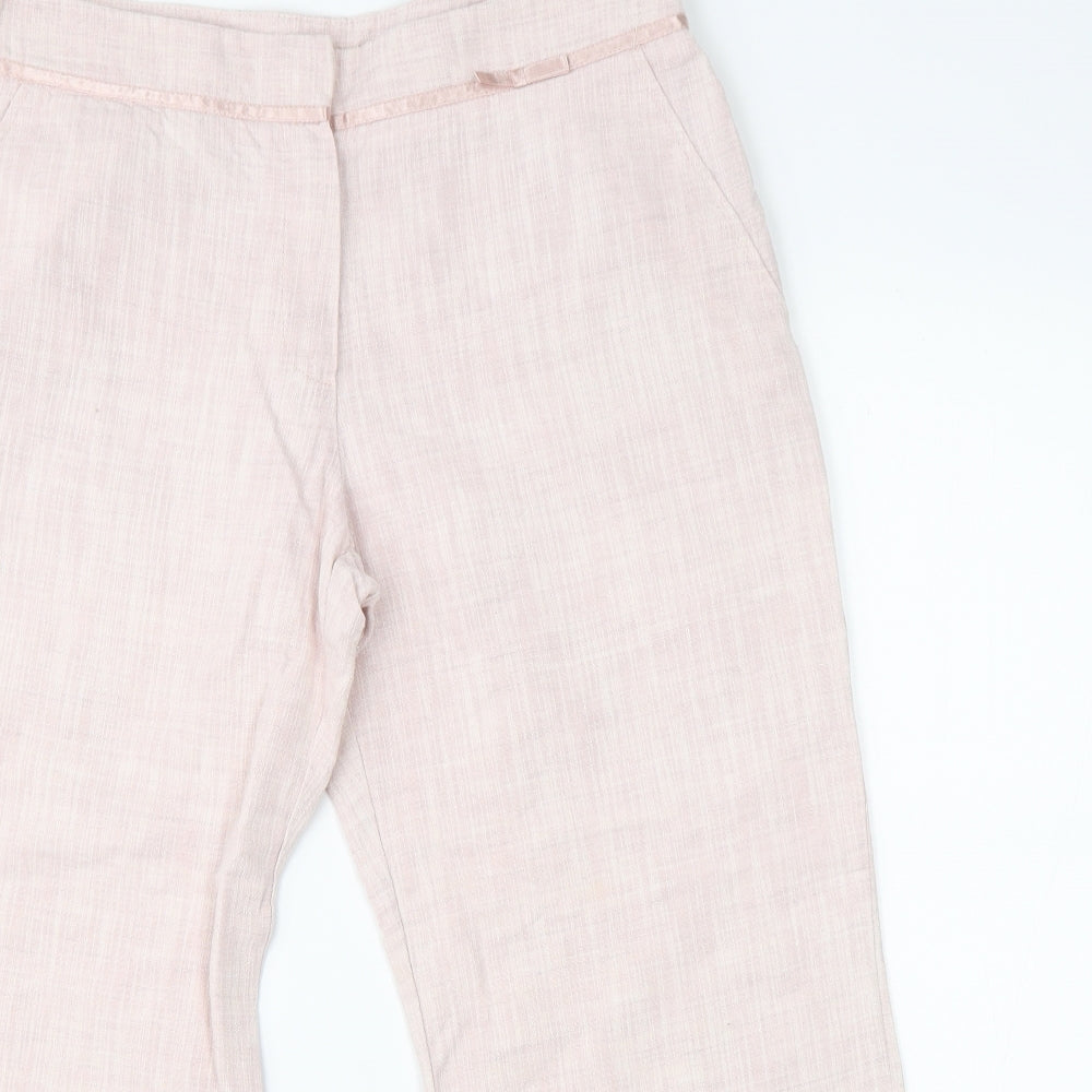 Preworn Womens Pink   Cropped Trousers Size 30 in L23 in