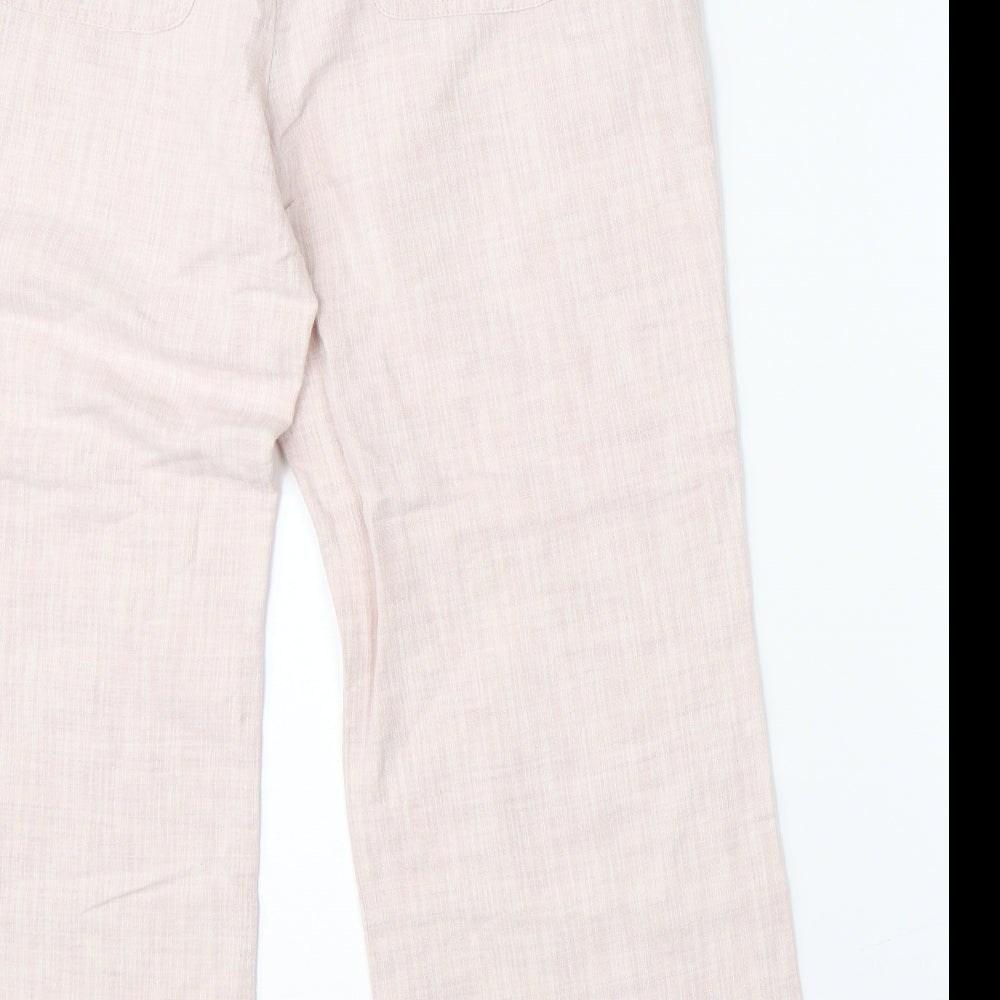 Preworn Womens Pink   Cropped Trousers Size 30 in L23 in