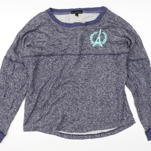 Derek Heart Womens Blue   Pullover Jumper Size L  - paris