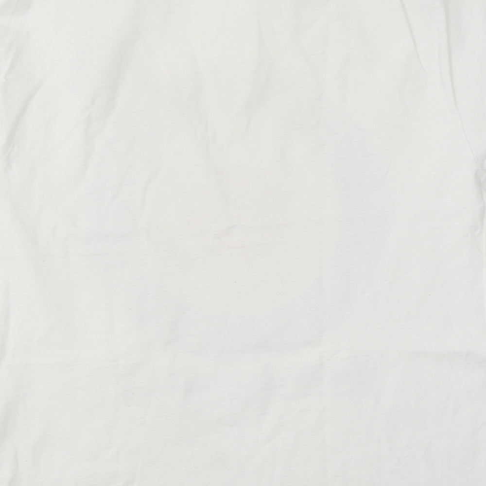 Jambrella Mens White    T-Shirt Size M
