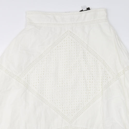 Topshop Womens White   Tutu Skirt Size 10
