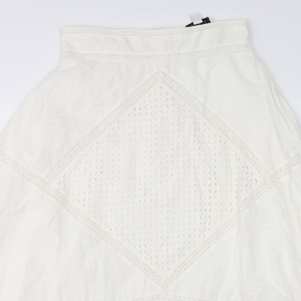 Topshop Womens White   Tutu Skirt Size 10
