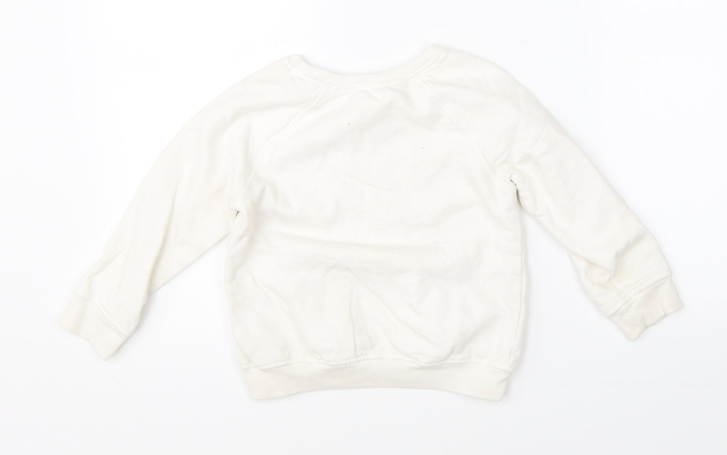 NEXT Girls White   Pullover Sweatshirt Size 6 Years  - unicorn