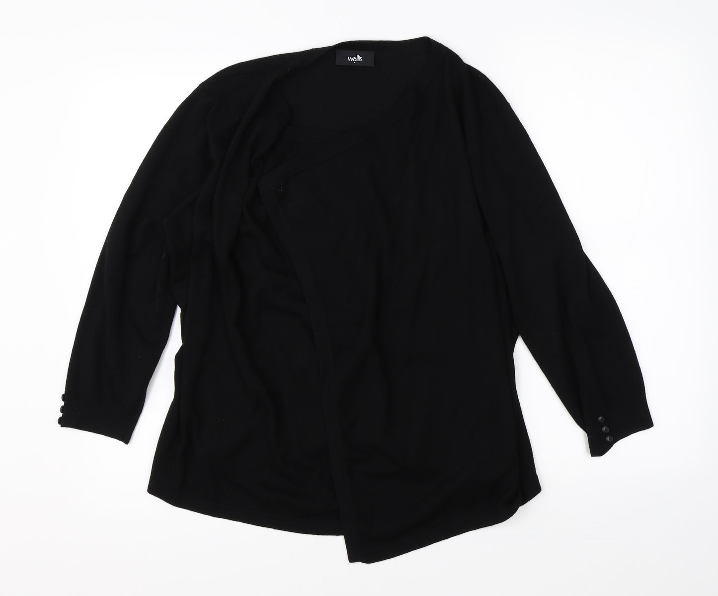 Wallis Womens Black   Cardigan Jumper Size L