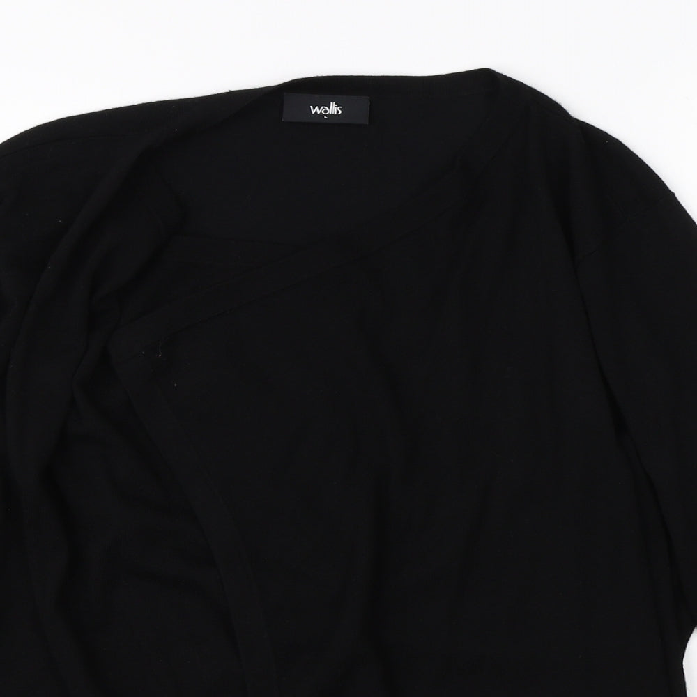 Wallis Womens Black   Cardigan Jumper Size L