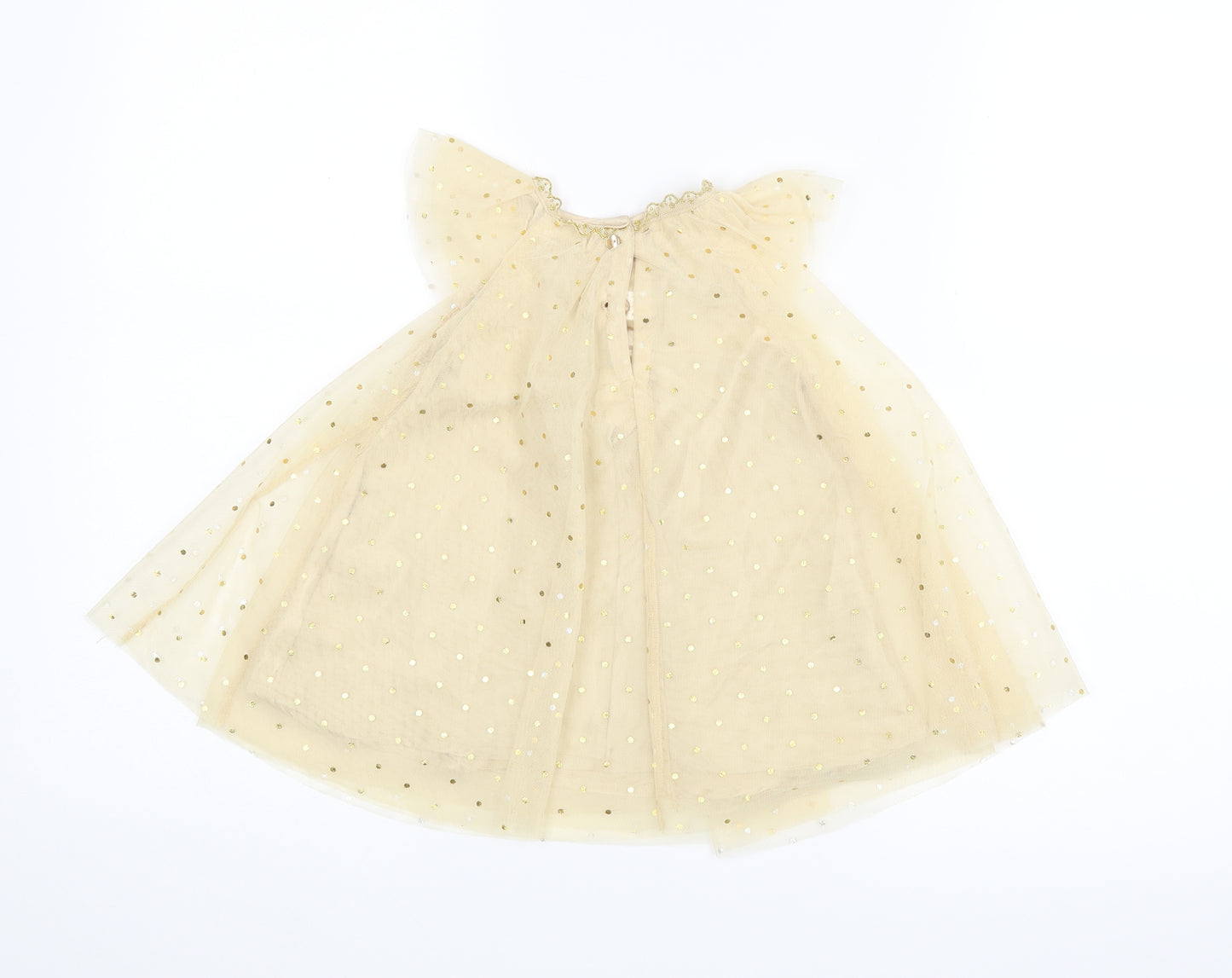 H&M  Gold Polka Dot  A-Line  Size 9-12 Months