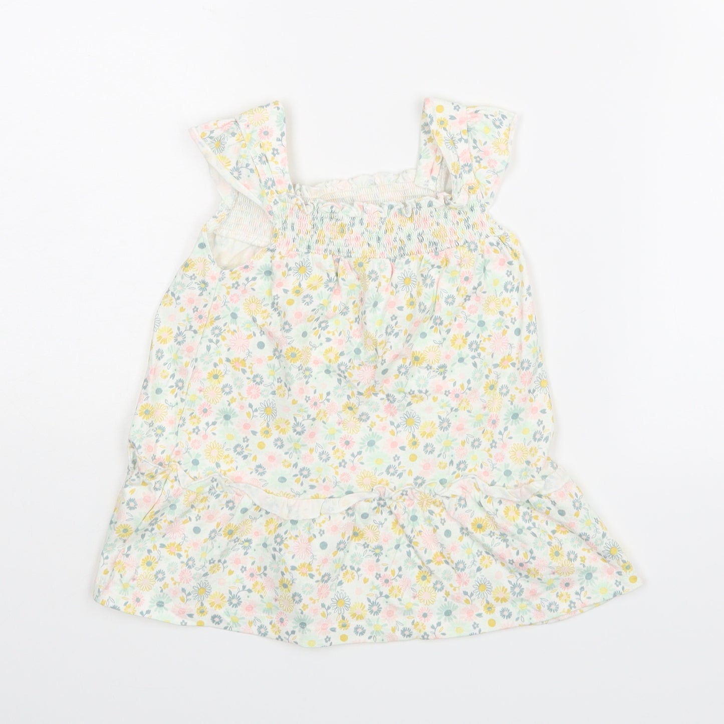 George Girls Multicoloured Floral  A-Line  Size 12-18 Months