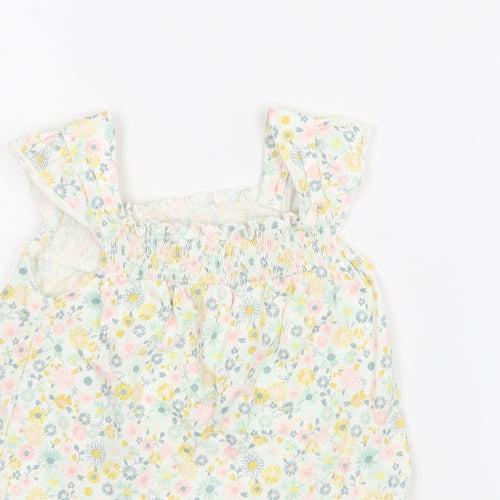 George Girls Multicoloured Floral  A-Line  Size 12-18 Months