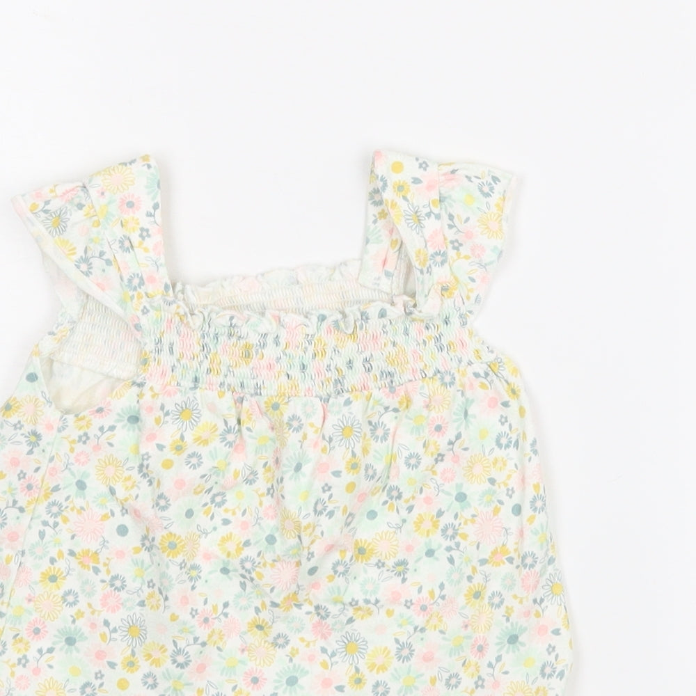 George Girls Multicoloured Floral  A-Line  Size 12-18 Months