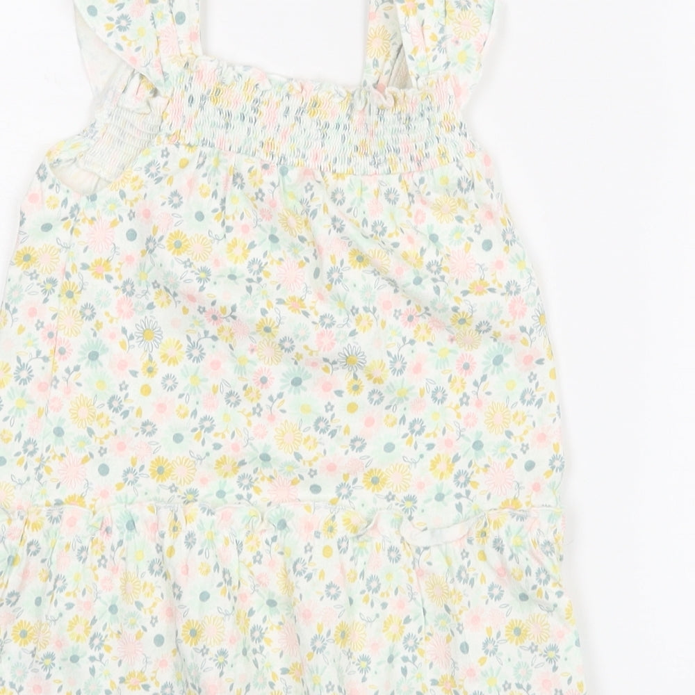 George Girls Multicoloured Floral  A-Line  Size 12-18 Months