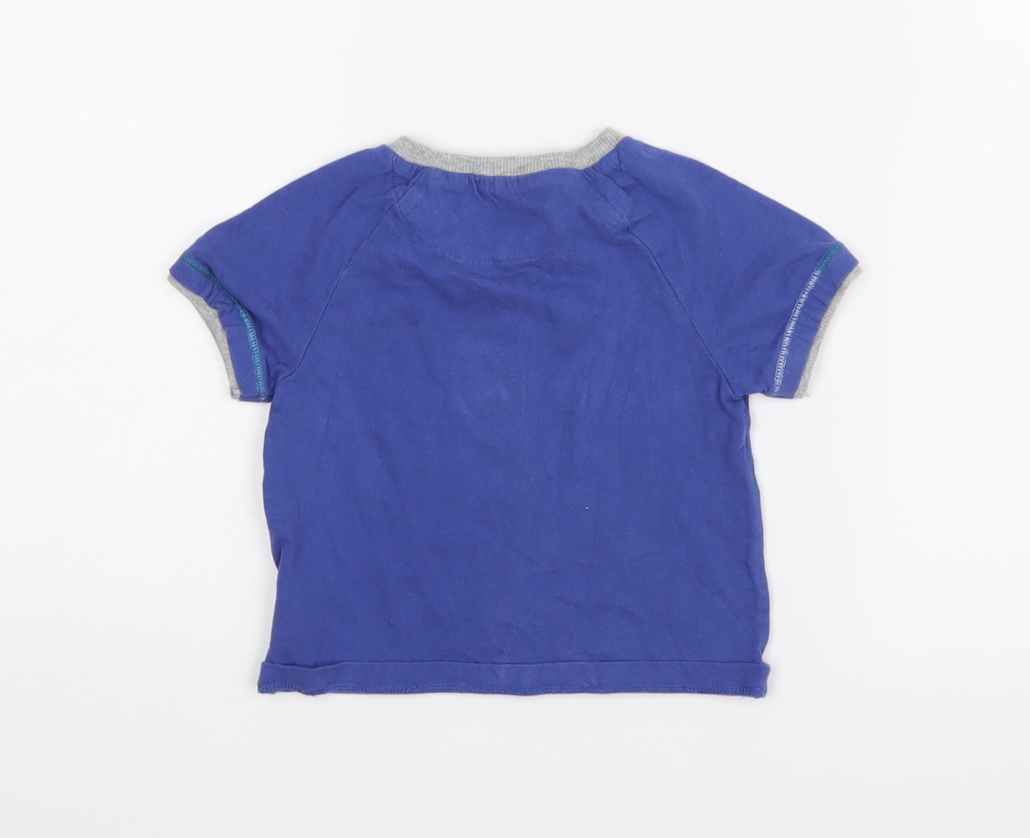 Mothercare Baby Blue   Basic T-Shirt Size 9-12 Months  - Laugh out loud
