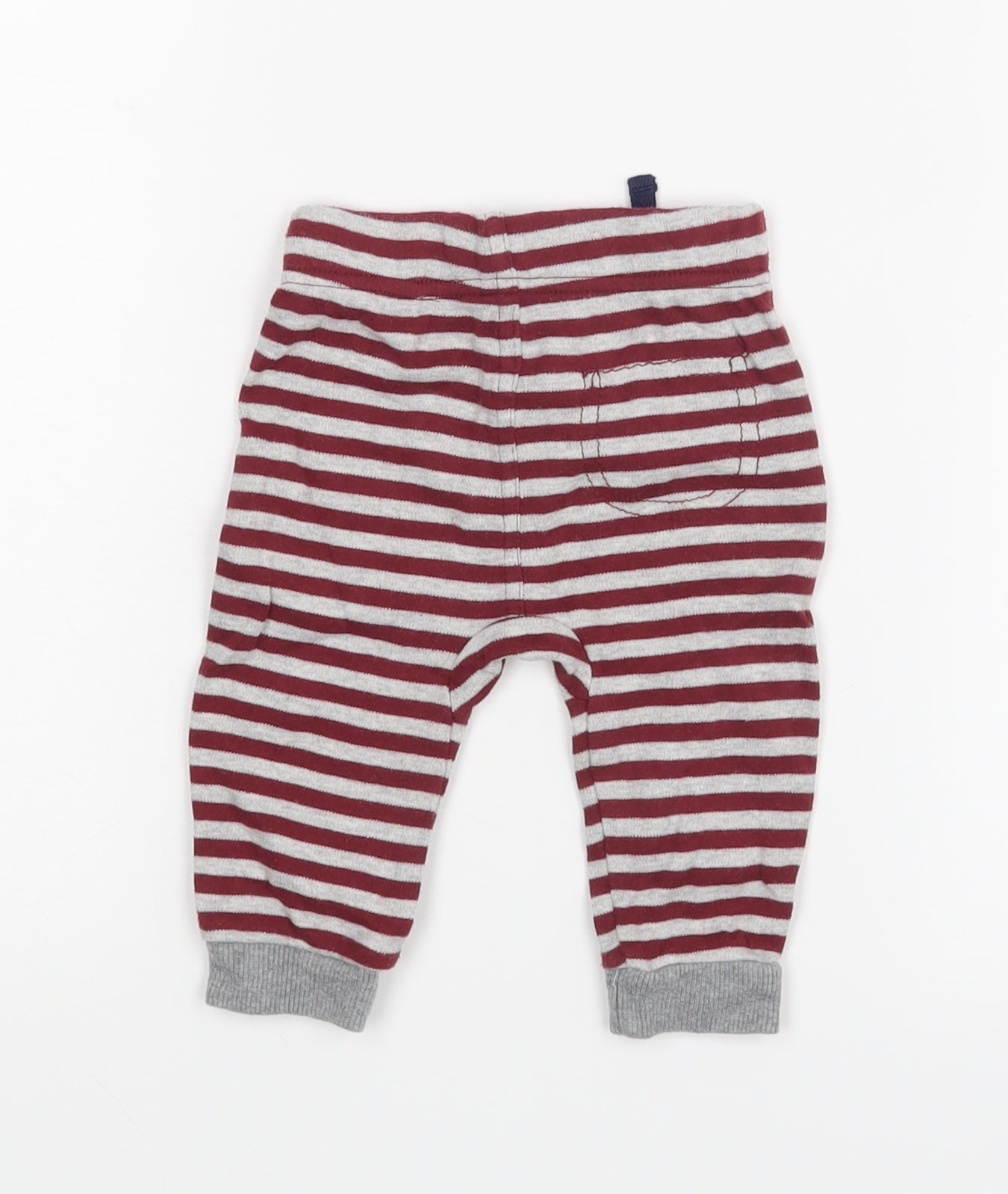 George Baby Red Striped   Trousers Size 3-6 Months