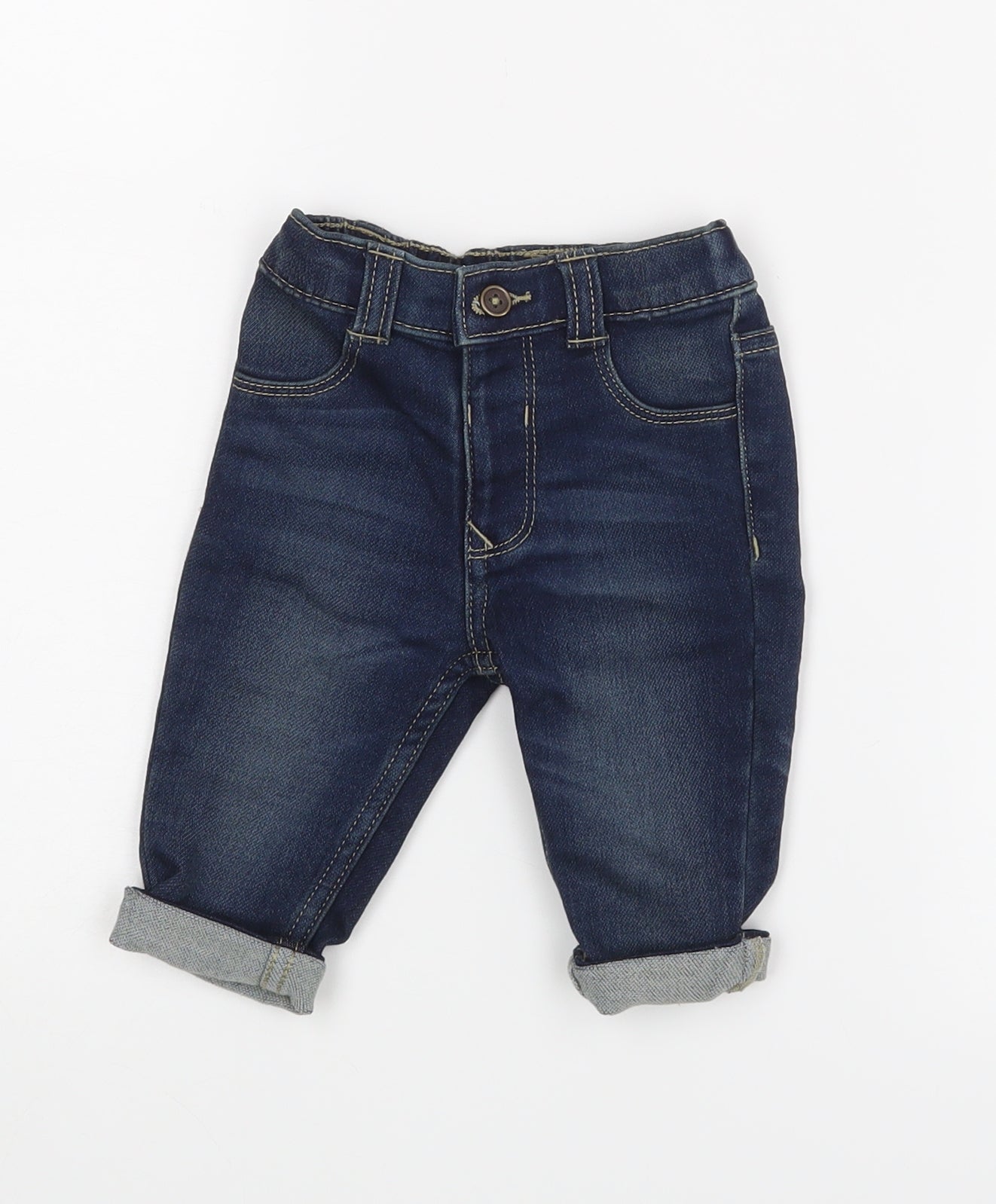 George Baby Blue    Jeans Size 3-6 Months