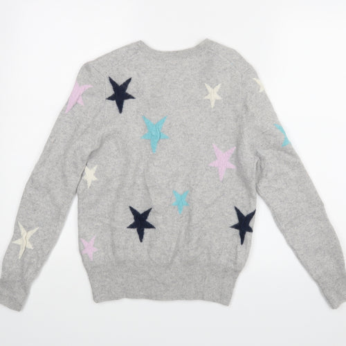 Autoghraph Womens Grey   Cardigan Jumper Size 12  - Stars