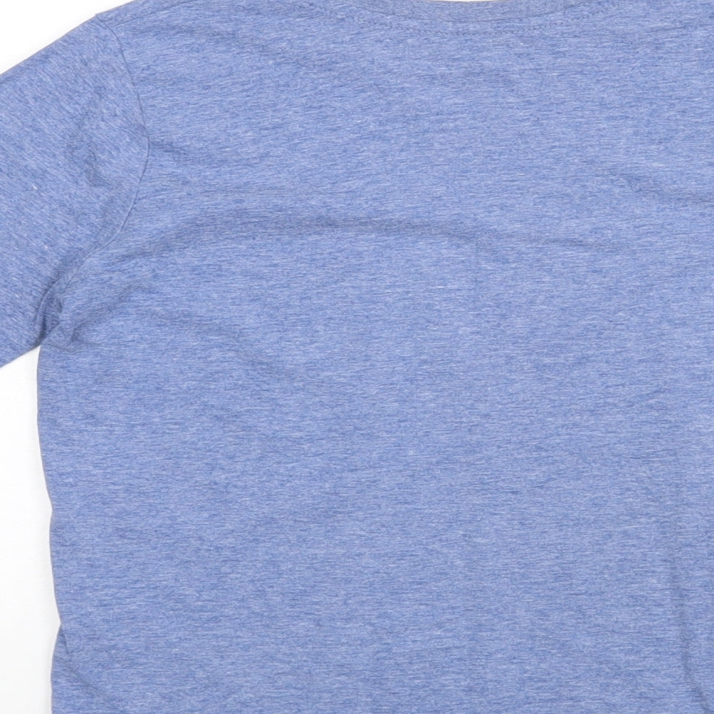 Primark Boys Blue   Basic T-Shirt Size 7-8 Years  - Little dude