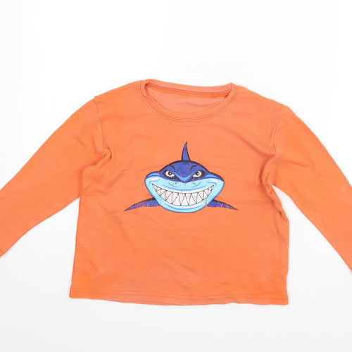 Preworn Boys Orange   Pullover T-Shirt