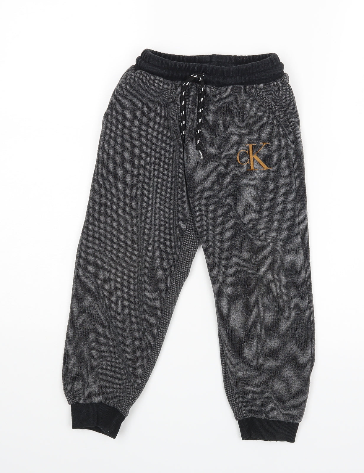 Calvin Klein Boys Grey   Jogger Trousers Size 6-7 Years