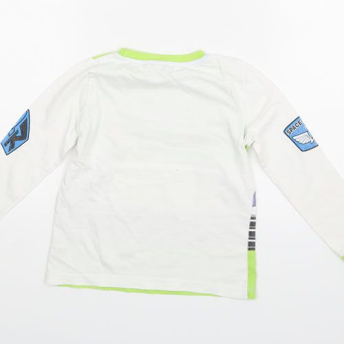George Boys White    Pyjama Top Size 4-5 Years  - Toy Story