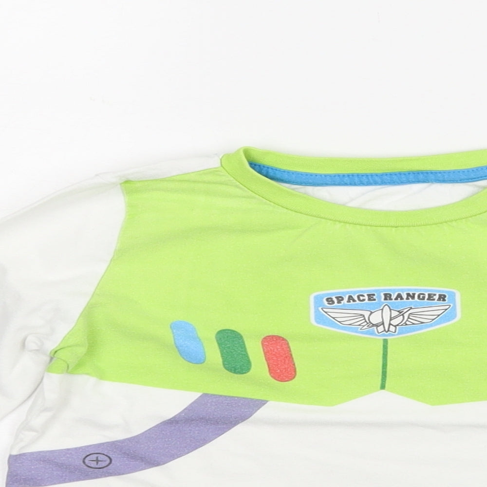 George Boys White    Pyjama Top Size 4-5 Years  - Toy Story