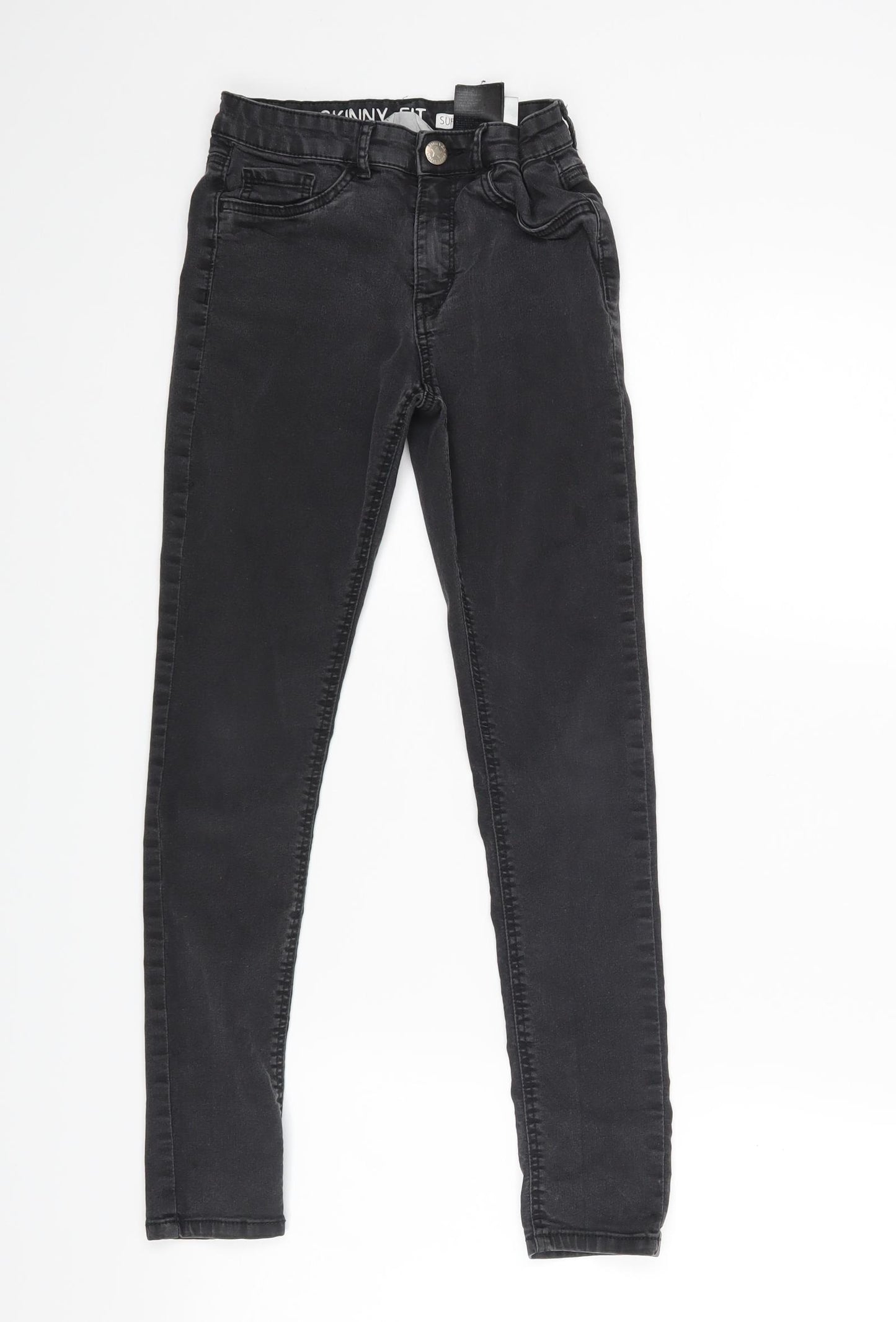 H&M Girls Black   Skinny Jeans Size 11 Years