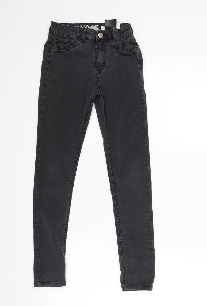 H&M Girls Black   Skinny Jeans Size 11 Years