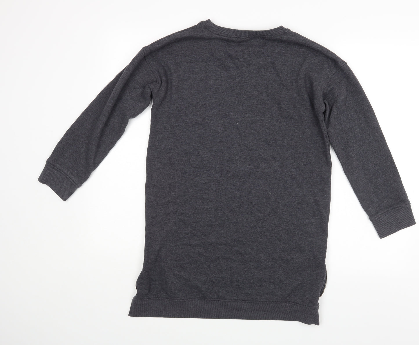 NEXT Girls Grey   Jumper Dress  Size 12 Years