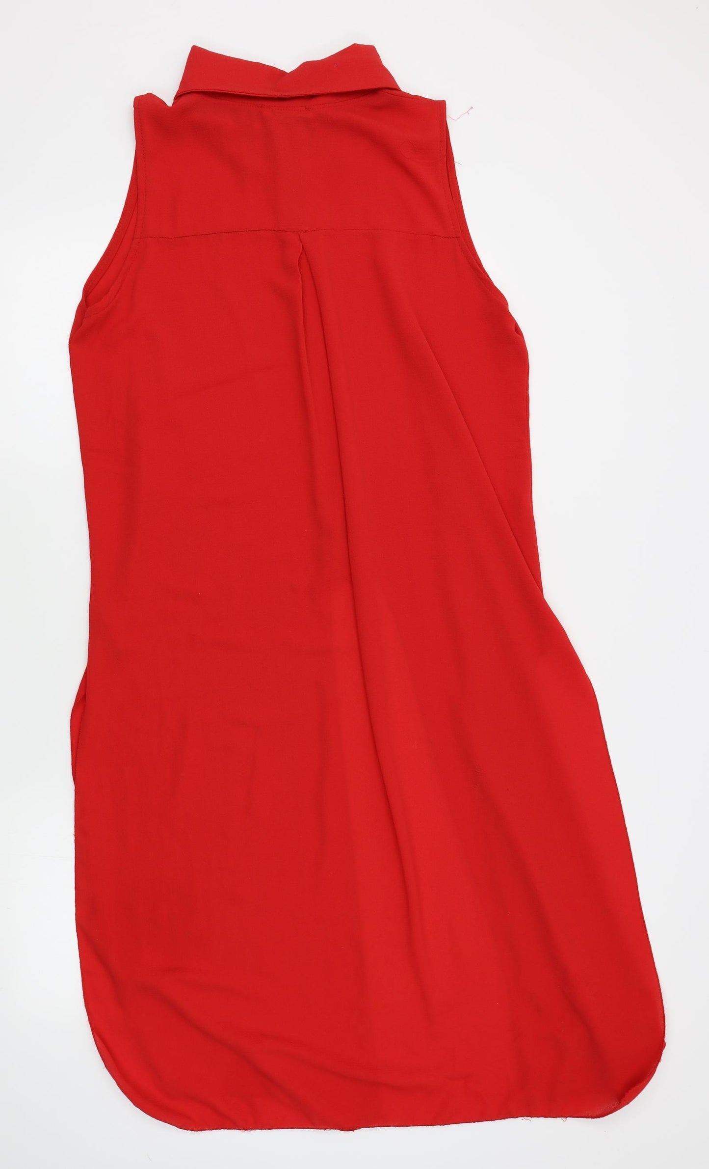 Made in Italy Womens Red   Cardigan Jumper One Size  - side slits