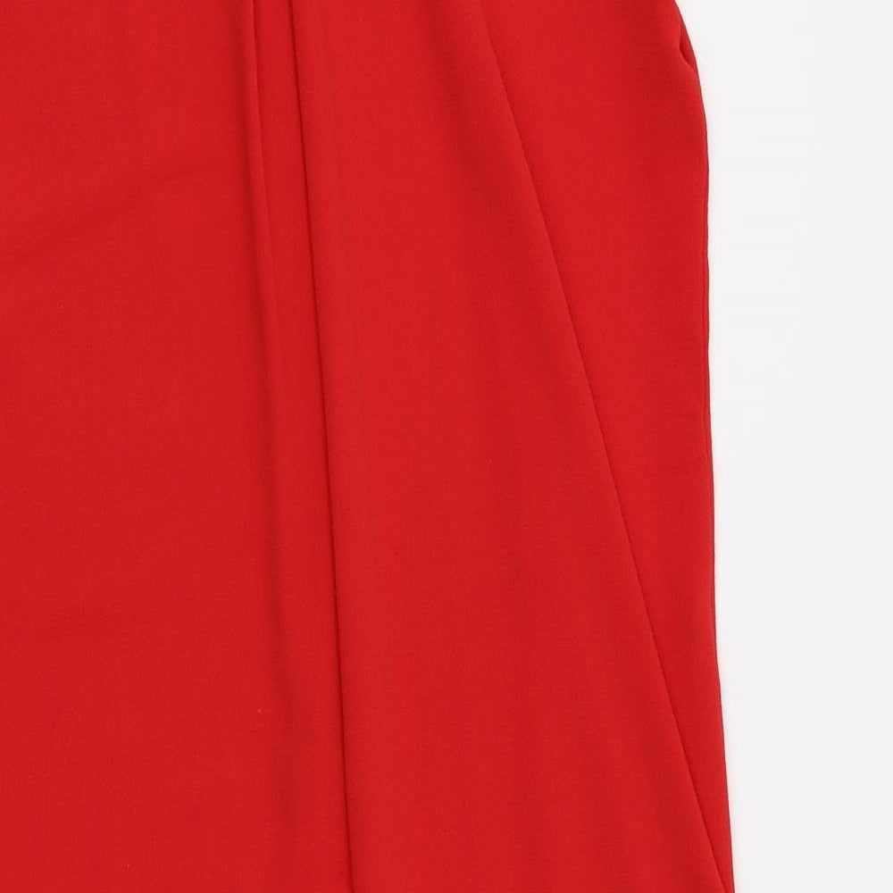 Made in Italy Womens Red   Cardigan Jumper One Size  - side slits