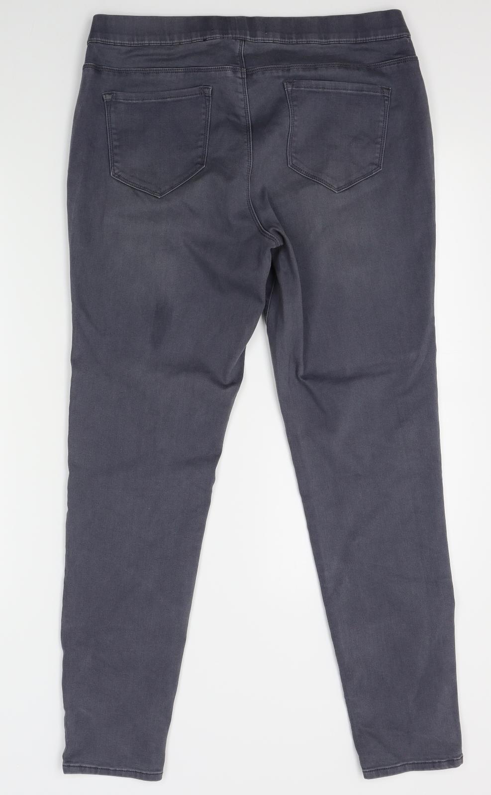 George Womens Grey   Jegging Jeans Size 14 L28 in