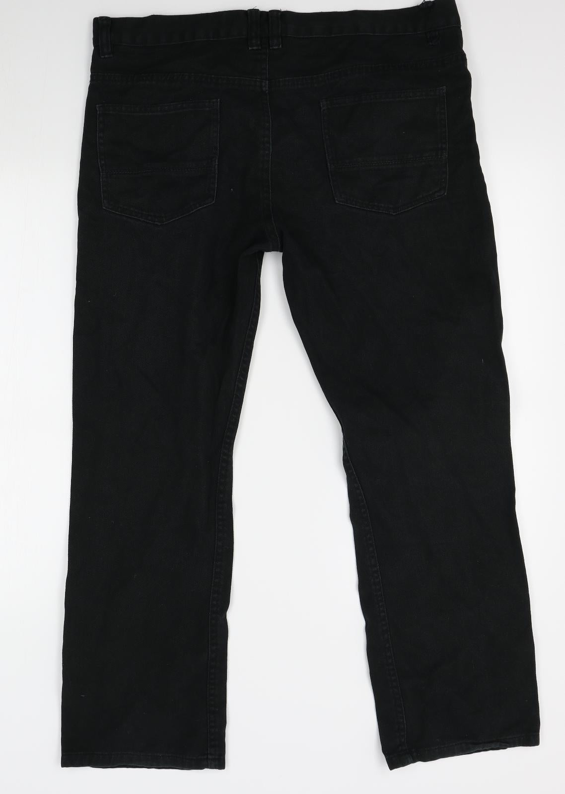 Denim Co Mens Black   Bootcut Jeans Size 36 L30 in