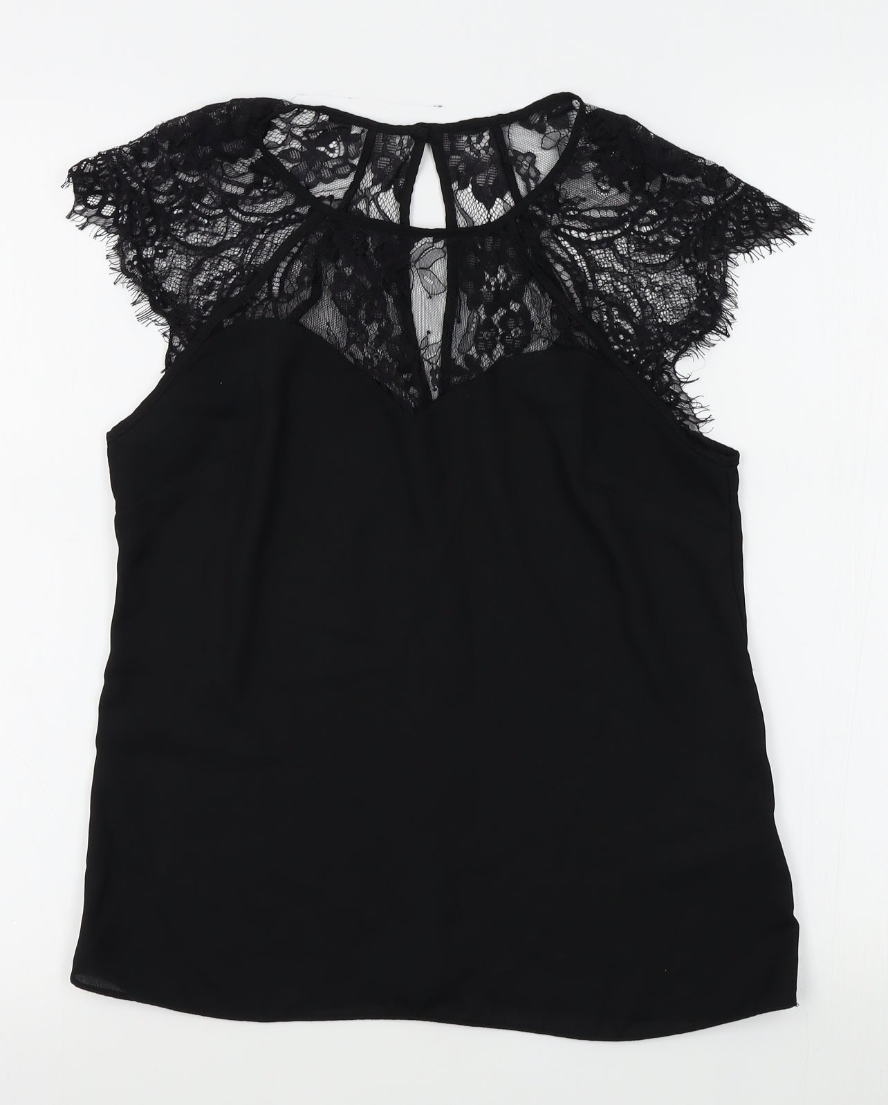 Lipsy Womens Black   Basic Blouse Size M