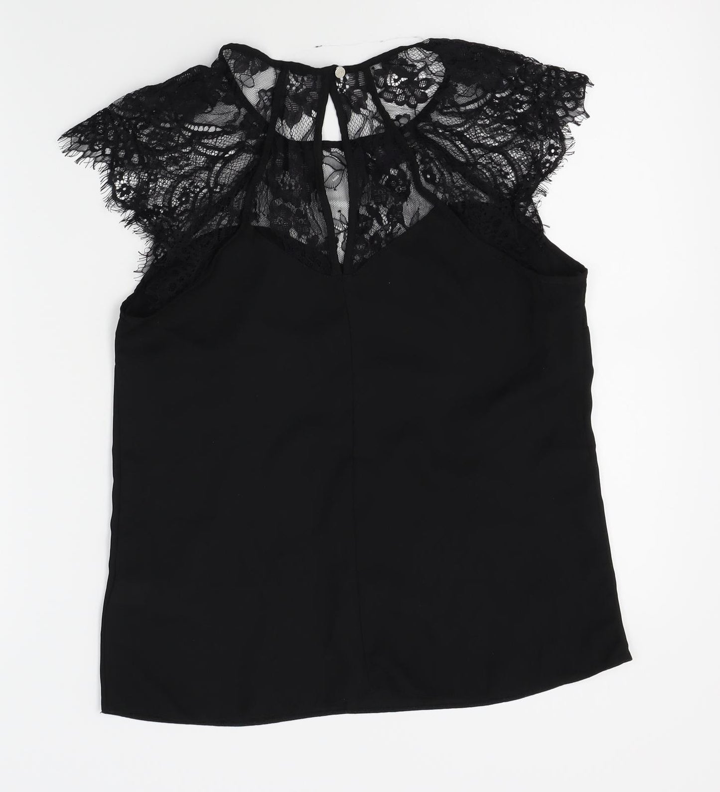 Lipsy Womens Black   Basic Blouse Size M