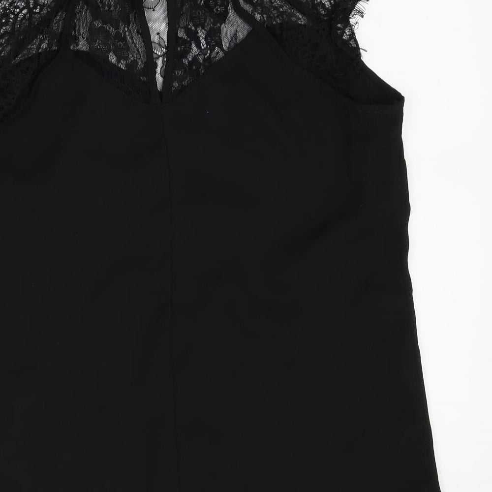 Lipsy Womens Black   Basic Blouse Size M
