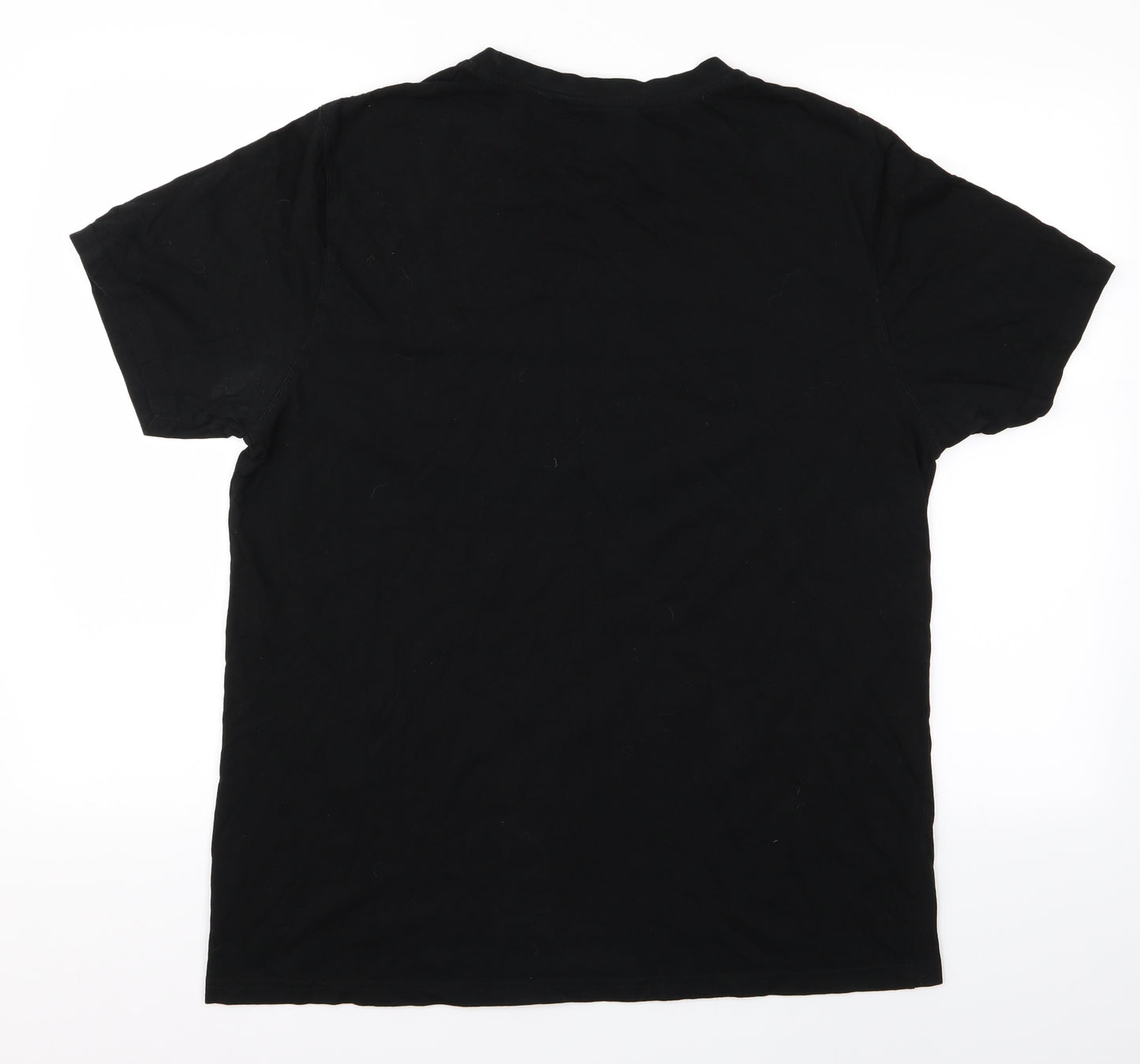 Kangaroo Poo Mens Black    T-Shirt Size XL