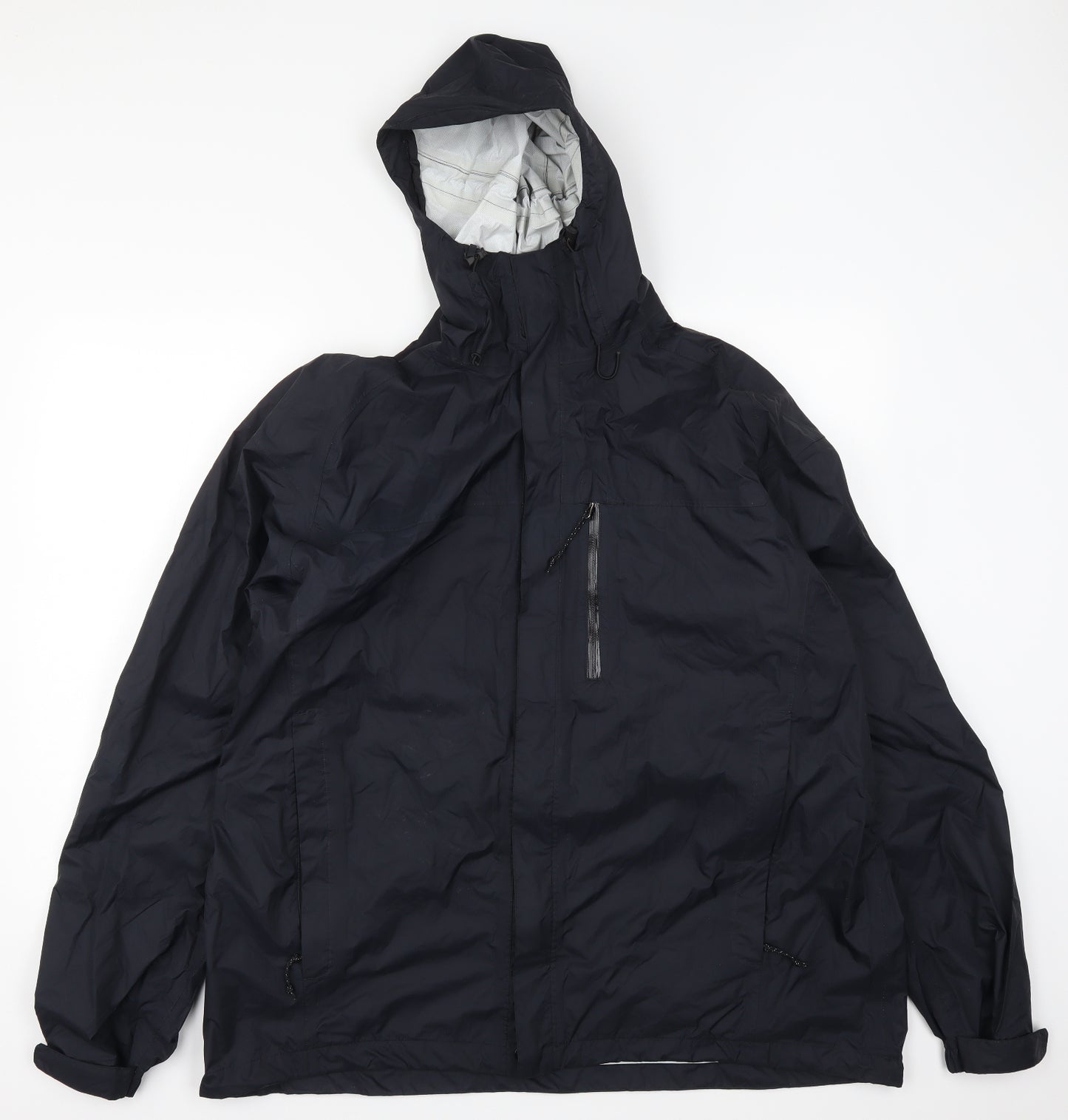 Kirkland Mens Black   Rain Coat Coat Size XL