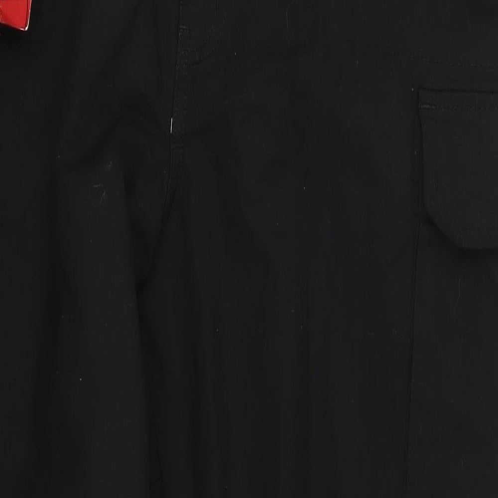 GS Mens Black   Carpenter Trousers Size L L30 in