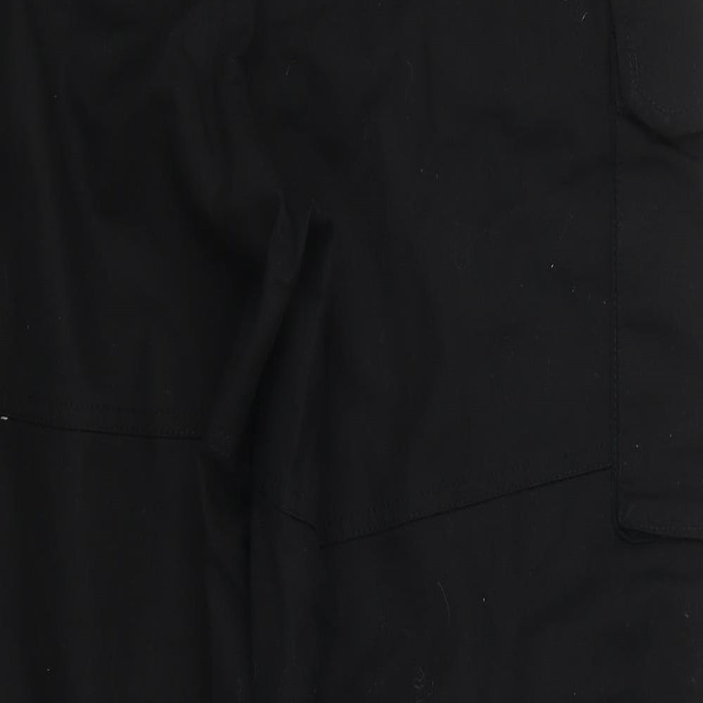GS Mens Black   Carpenter Trousers Size L L30 in