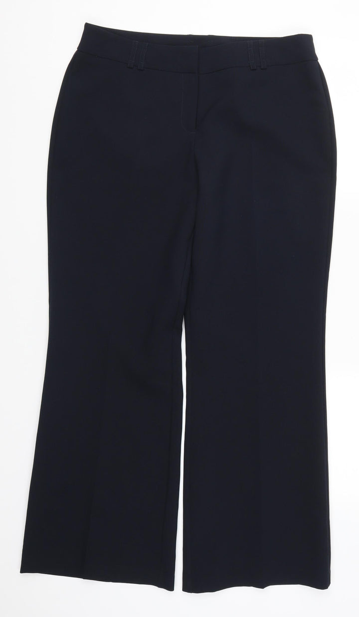 F&F Womens Blue Trousers Size 12 L29 in