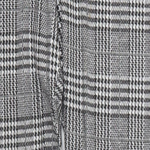 Papaya Womens Grey Houndstooth  Carrot Leggings Size 12 L28.5 in