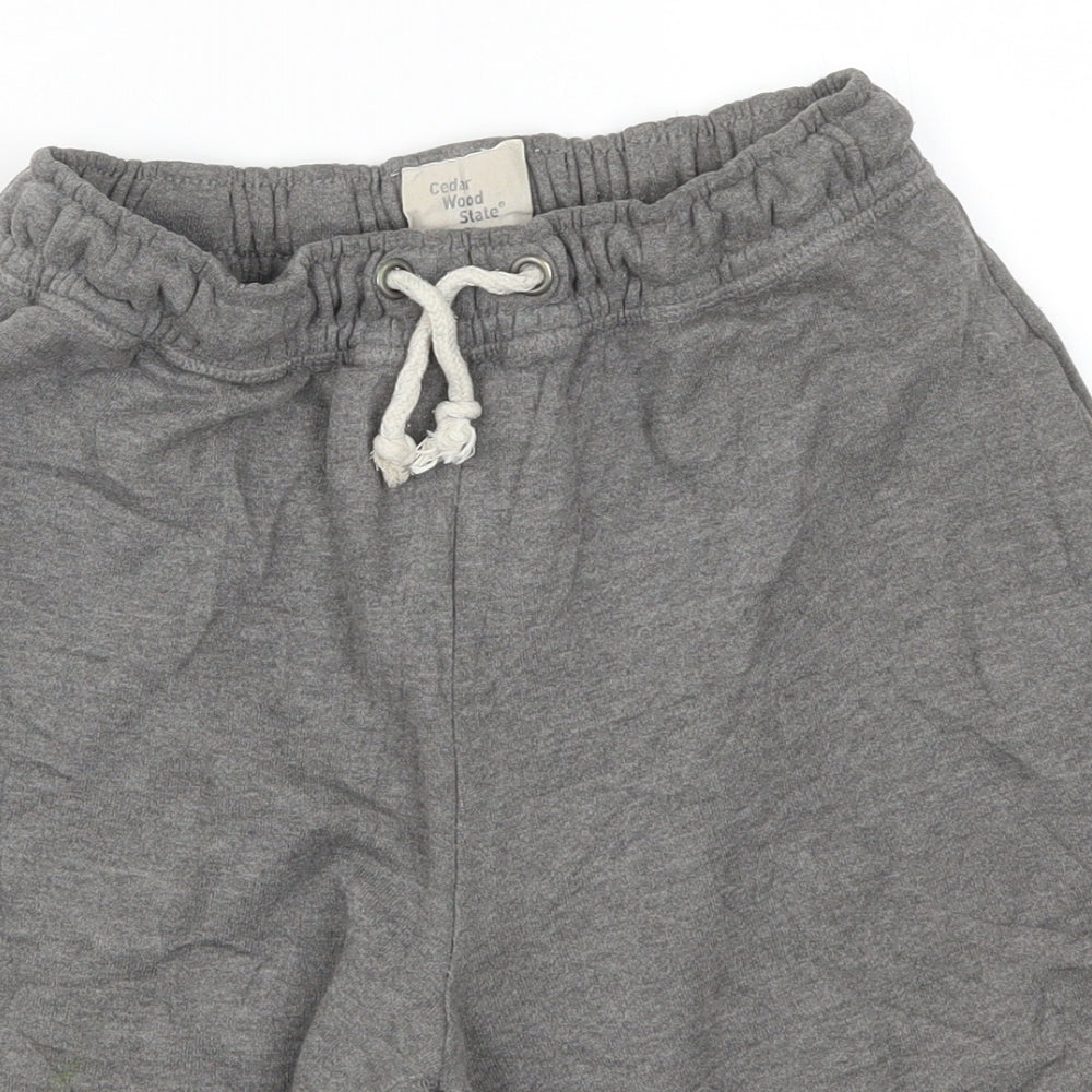 Cedar Wood State Mens Grey   Sweat Shorts Size S