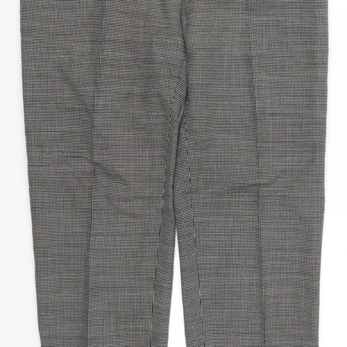 Preworn Womens Grey   Trousers  Size 32 in L28.5 in