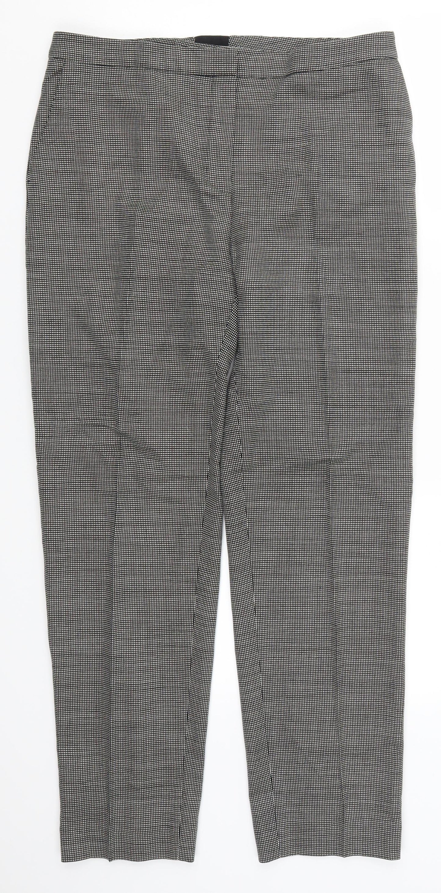 Preworn Womens Grey   Trousers  Size 32 in L28.5 in