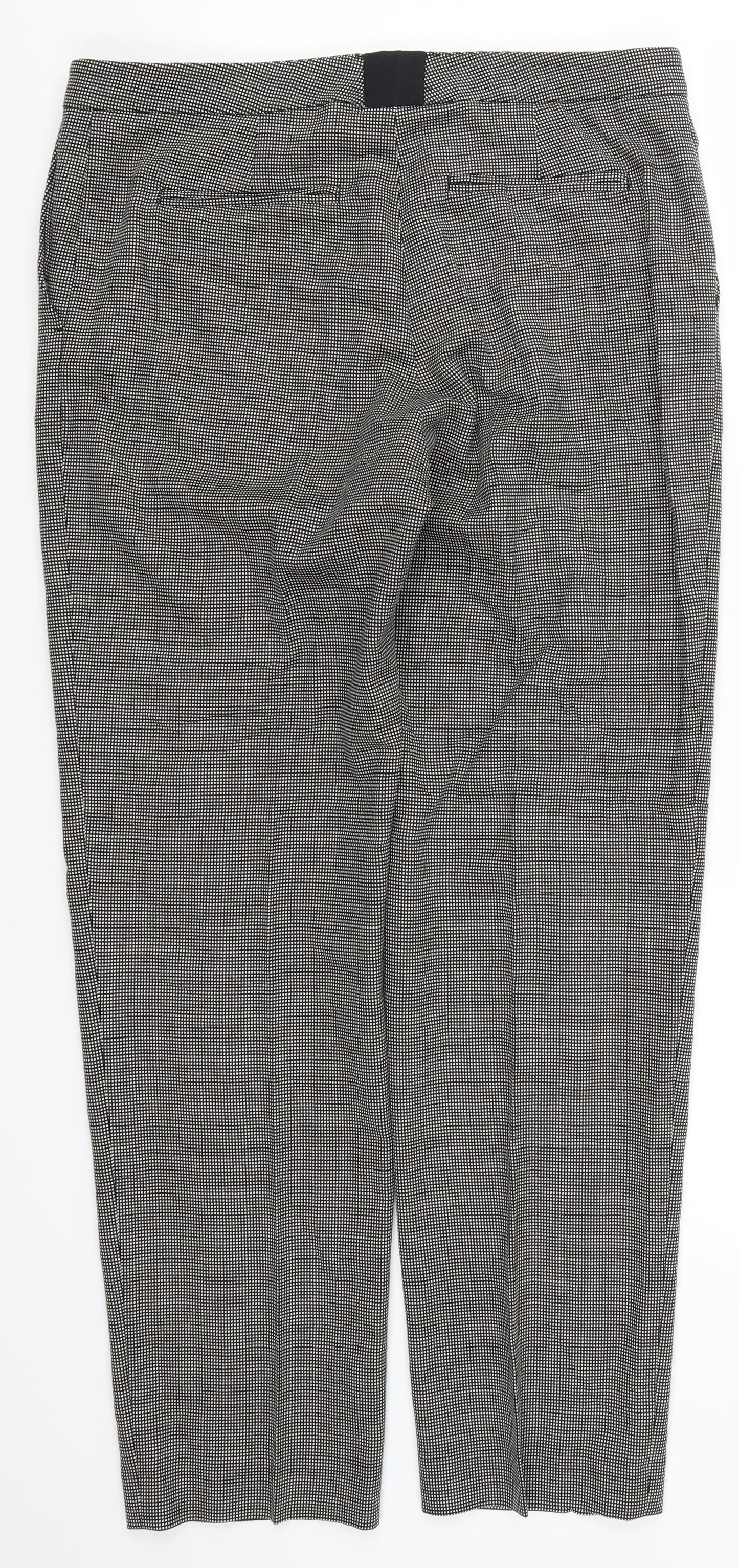 Preworn Womens Grey   Trousers  Size 32 in L28.5 in