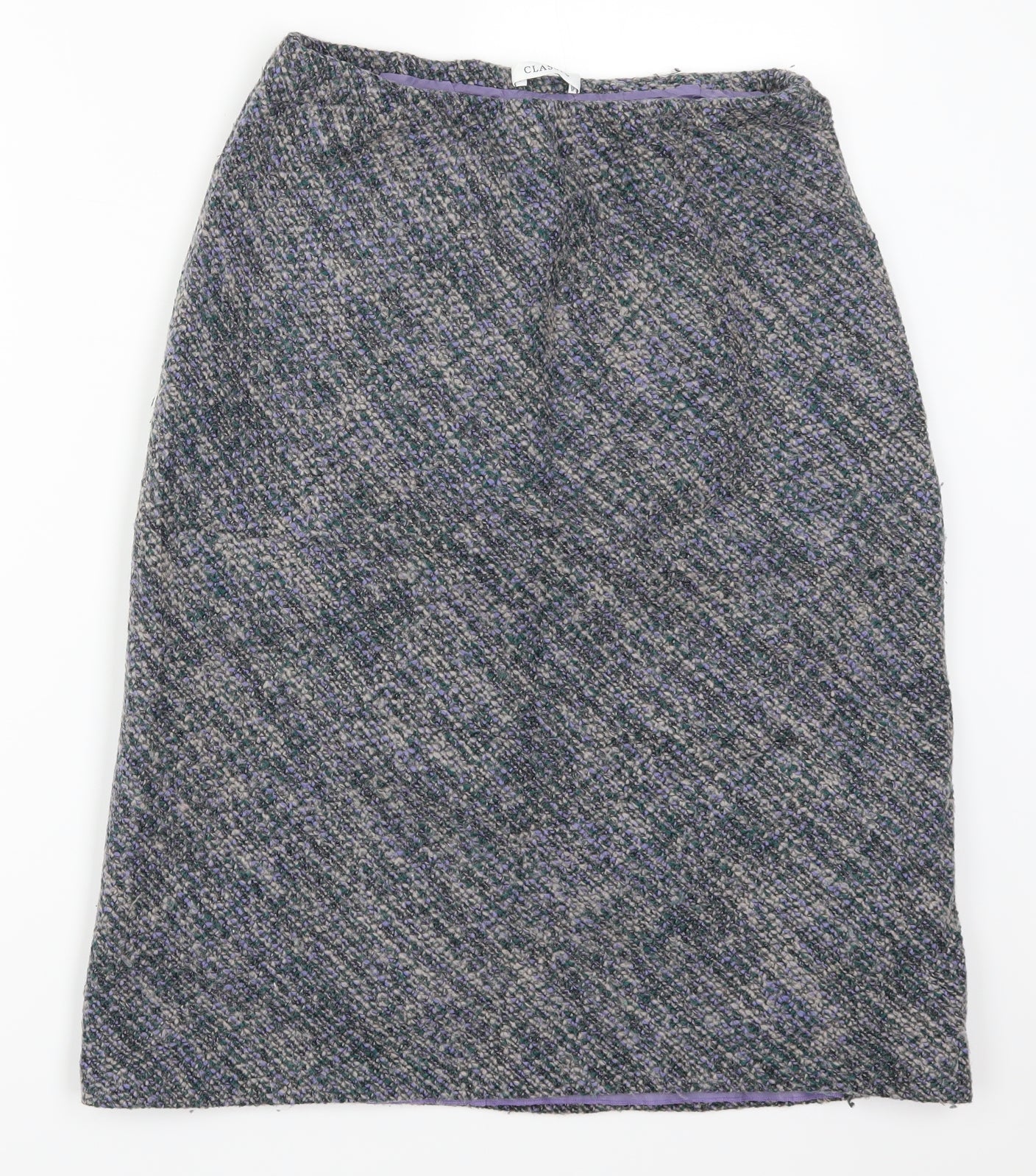 Marks and Spencer Womens Purple   A-Line Skirt Size 8