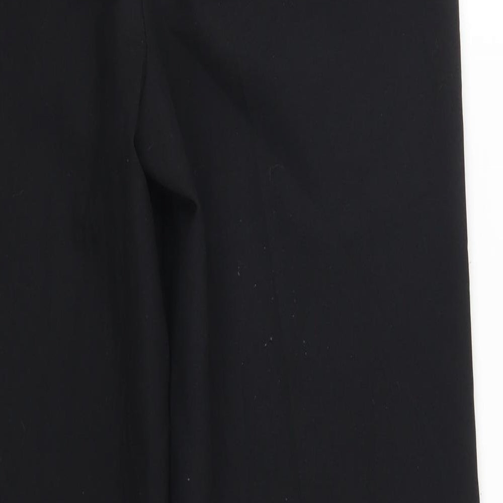 F&F Womens Black   Trousers  Size 8 L27 in