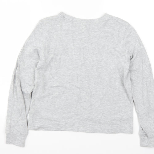 H&M Womens Grey   Pullover Sweatshirt Size XS