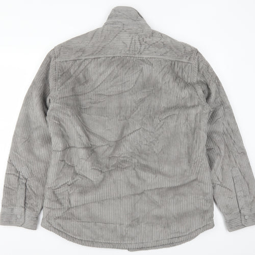 Marks and Spencer Mens Grey  Corduroy Jacket  Size M  - Shacket