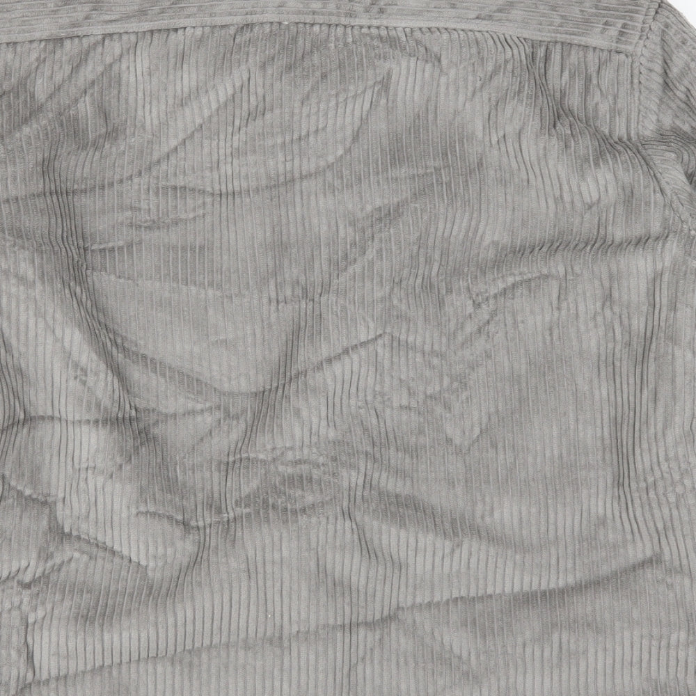 Marks and Spencer Mens Grey  Corduroy Jacket  Size M  - Shacket