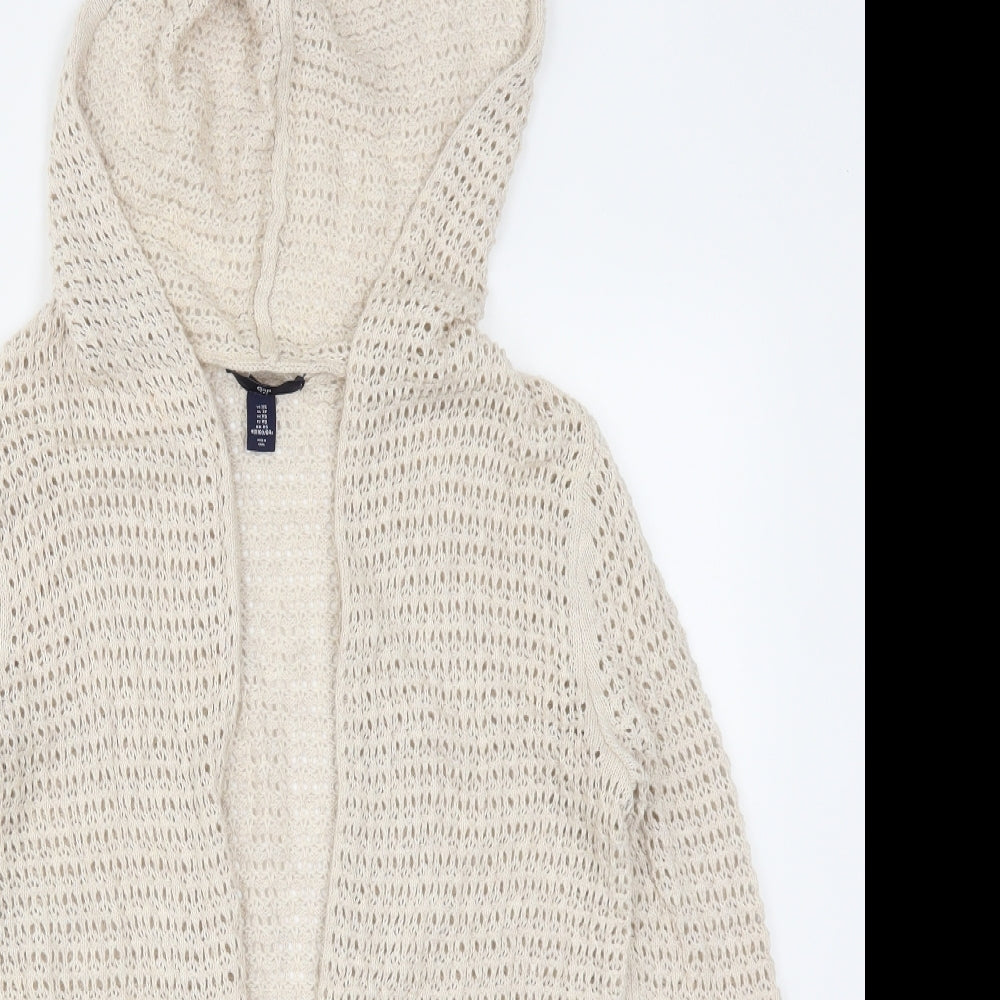 Gap Womens Beige  Knit Cardigan Jumper Size S