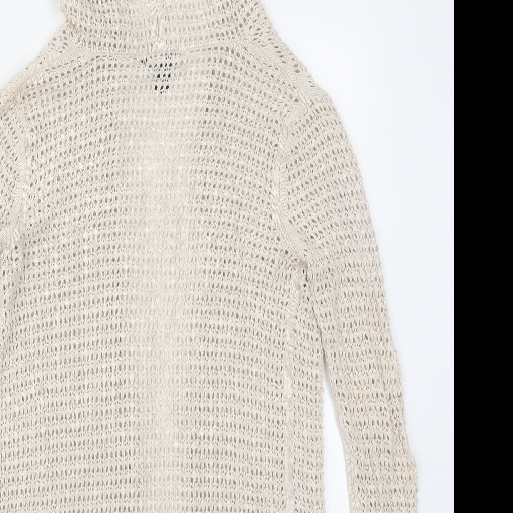 Gap Womens Beige  Knit Cardigan Jumper Size S